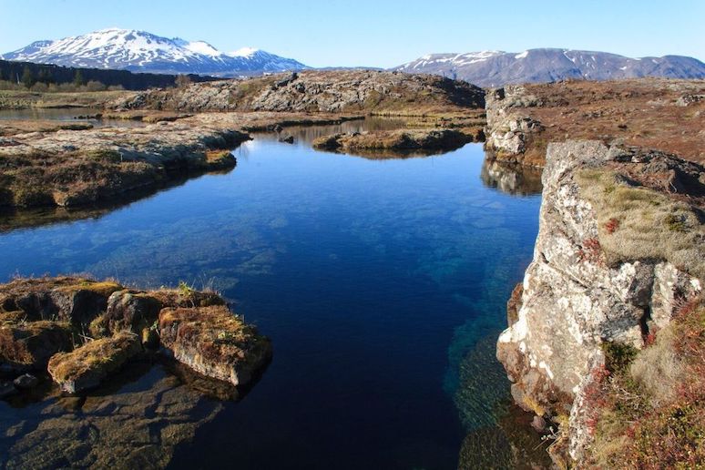 Snorkeling is surprisingly popular in Iceland