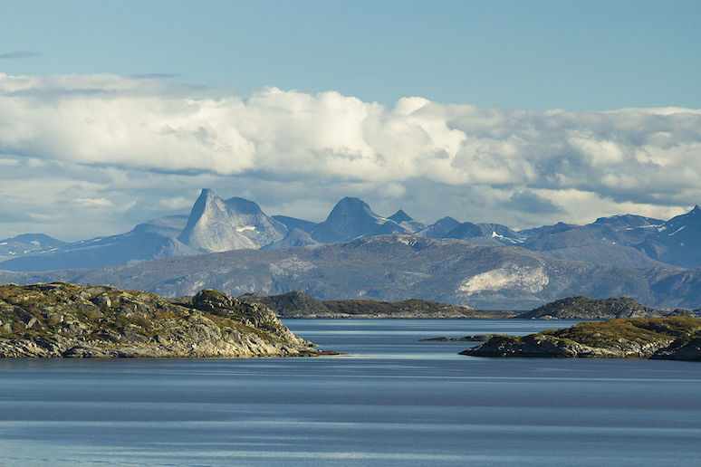 The Vestfjorden runs between Norway's northwest coast and the Lofoten Islands