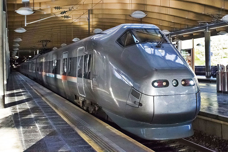 The airport express is the fastest way to get to Oslo from the airport