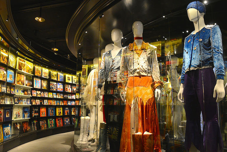 ABBA are known for their distinctive 1970s outfits