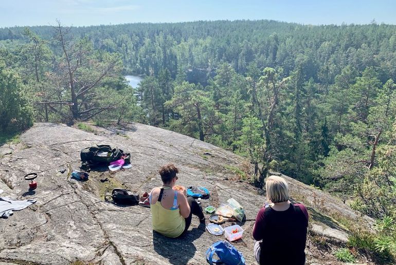 The Nacka Nature Reserve is a great place to hike near Stockholm