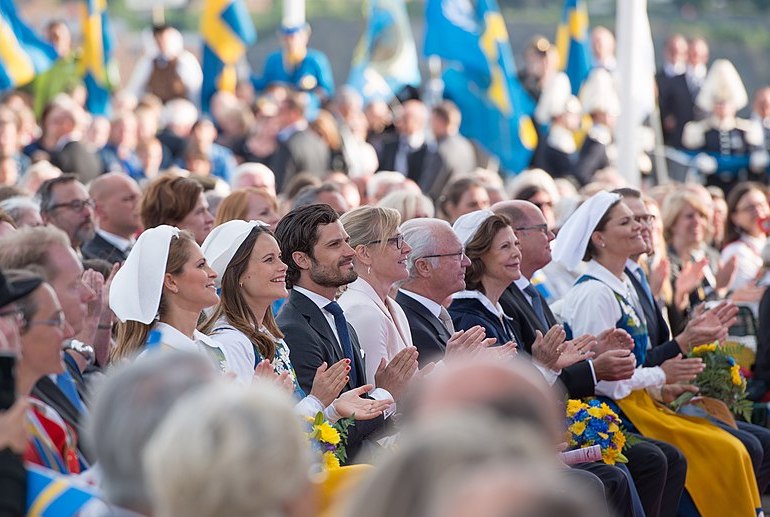 The Swedish royal family visit Skansen on National Day