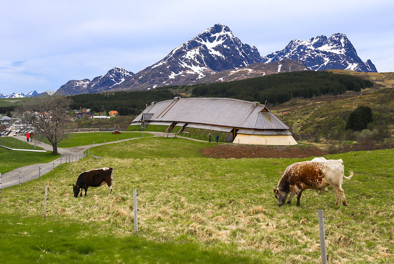 Lofotr Viking Museum is home to the world's largest longhouse.