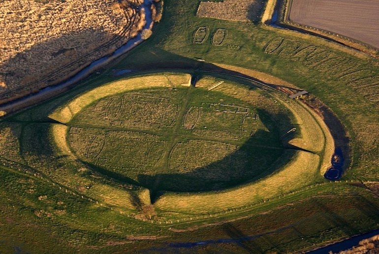 Trelleborg circular fort in Denmark was built around 900AD
