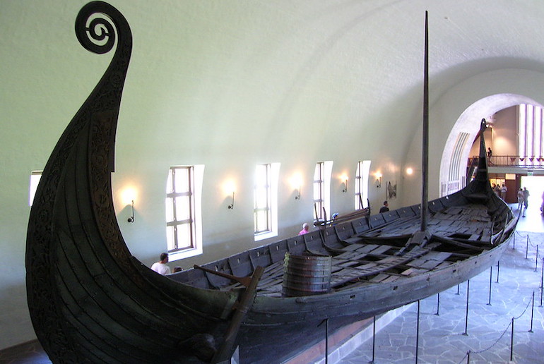 Vikings are thought to have sailed by ship as far as North Africa.