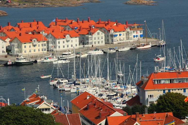 Marstrand is the main village on the pretty island of Marstrand.