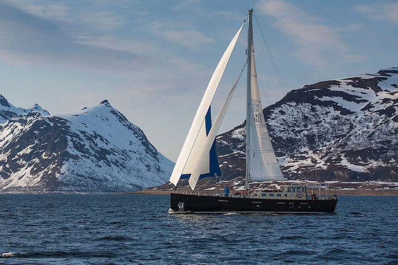 You can sail from Scotland to Norway on a luxury yacht