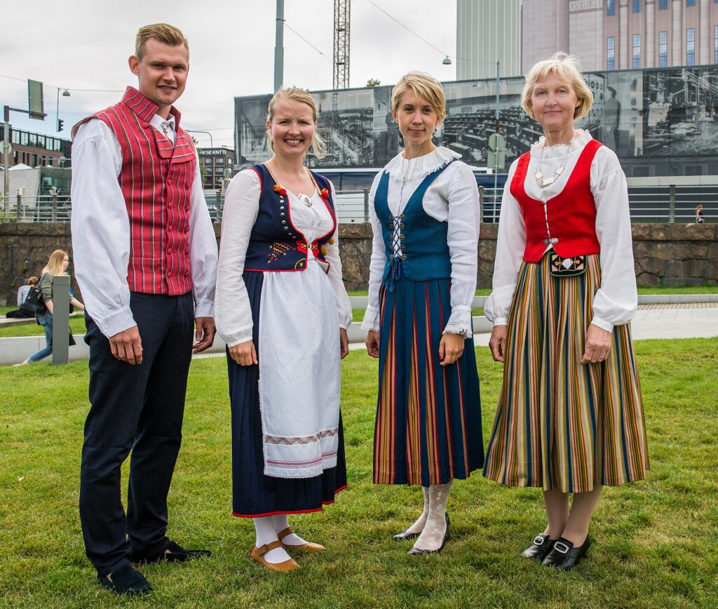 colourful traditional clothing