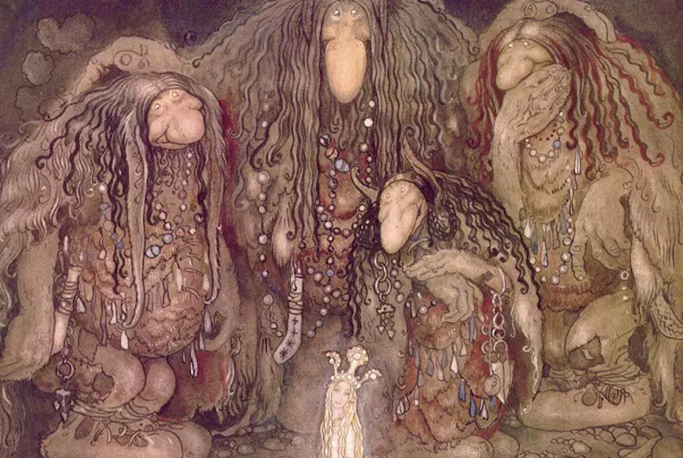 John Bauer told tales of trolls and fairies