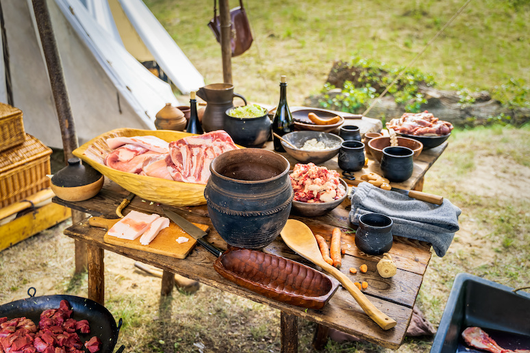 The Viking diet was heavy on meat