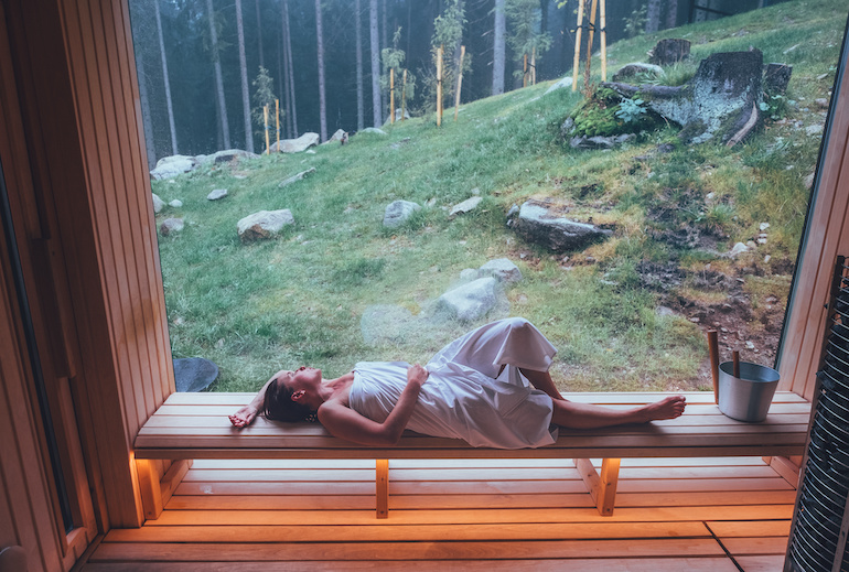 Different rules apply in public and private saunas in Finland
