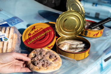 fish in tin can