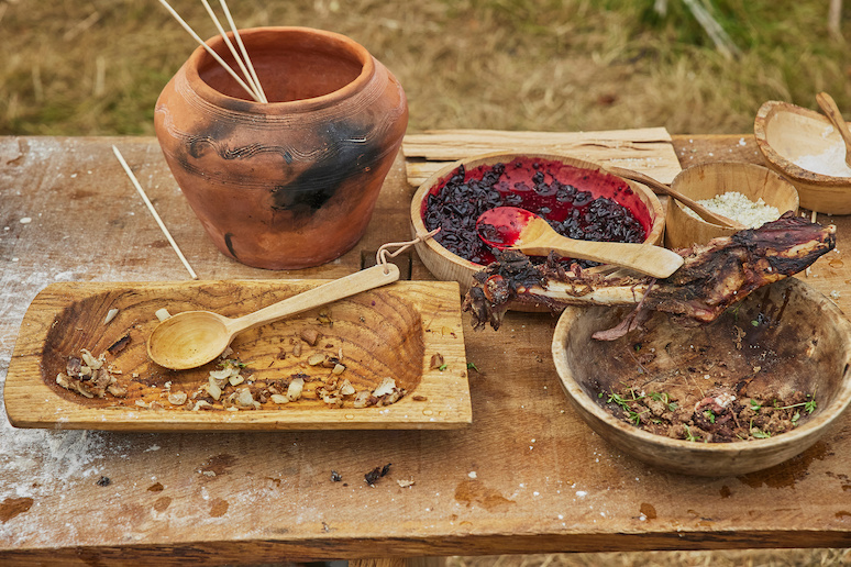The Vikings ate simple seasonal foods