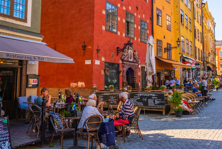 Gamla Stan is Stockholm's attractive old town.