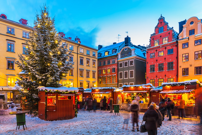 The market on Gamla Stan is Stockholm's oldest Christmas market