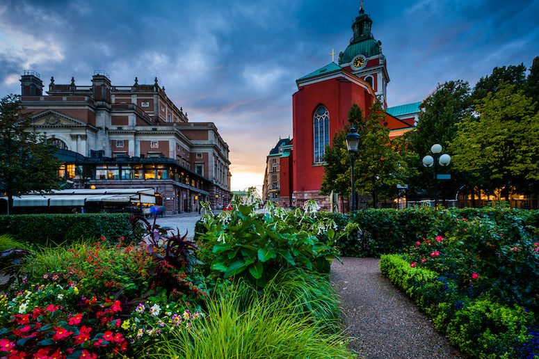 Norrmalm is the busy central area of Stockholm