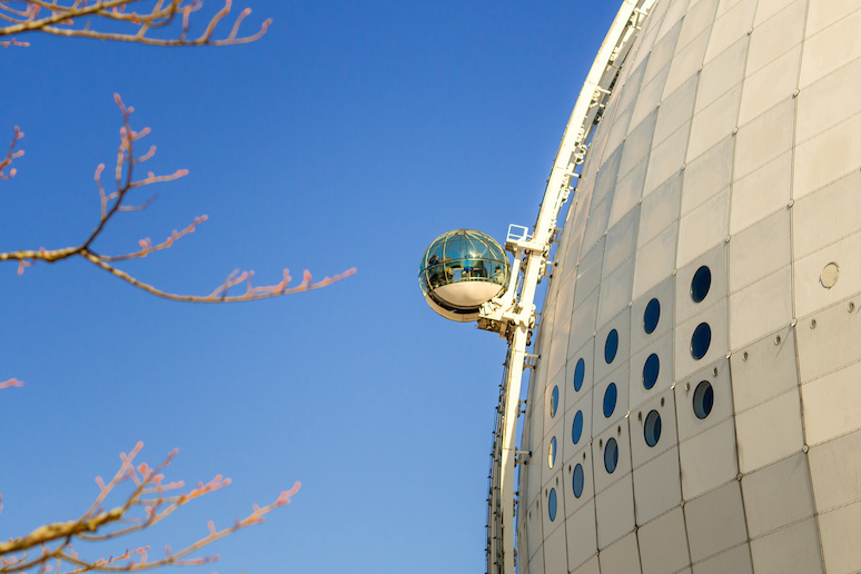 The SkyView gives great views over Stockholm.