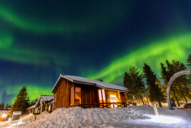 There are loads of northern lights trips from Abisko in Sweden.
