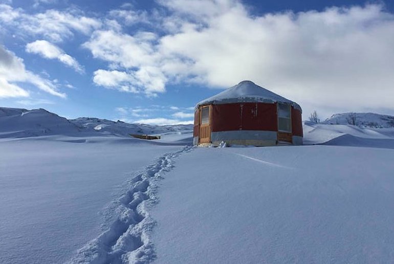 Stay in a yurt on a three-day kayak and camping trip from Tromso.