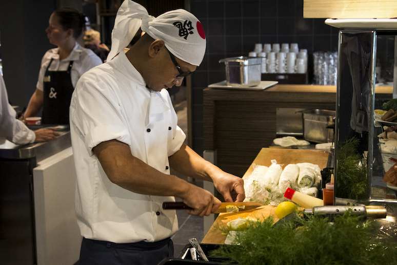 You can get fresh sushi on the Tallink Silja ships from Stockholm to Helsinki.