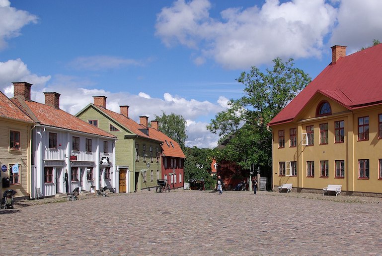 Linköping has a well-preserved old town, Gamla Linköping.