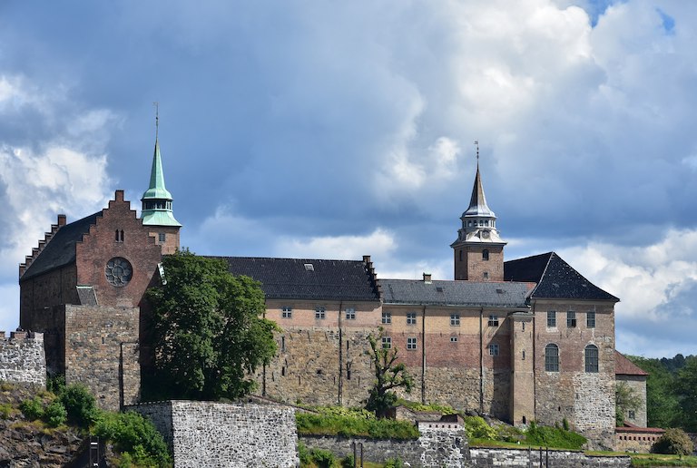 Akershus Fortress is close to the centre of Oslo