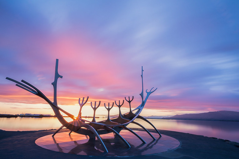 You can see the midnight sun in Iceland in the last two weeks of June.