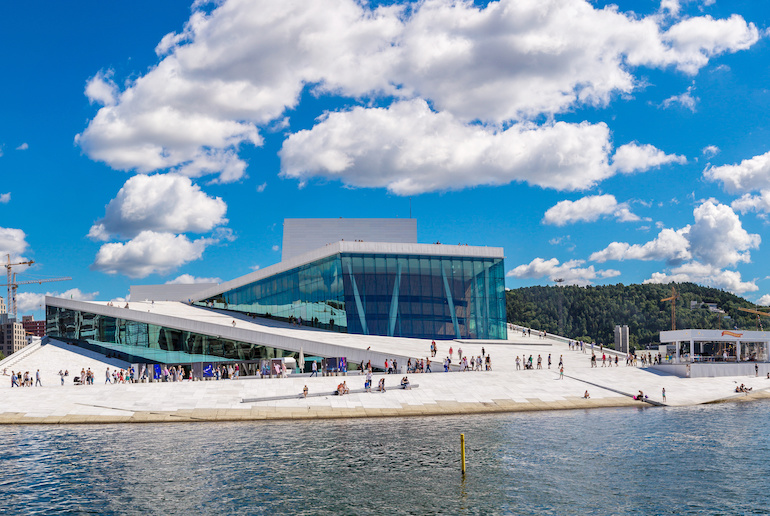 Oslo has a lively waterfront. 