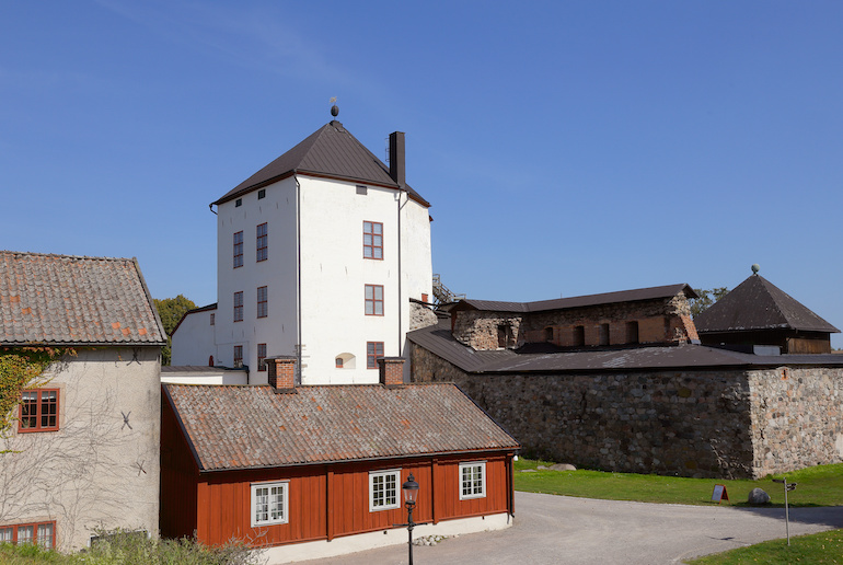 Nyköping has a medieval castle near Stockholm.