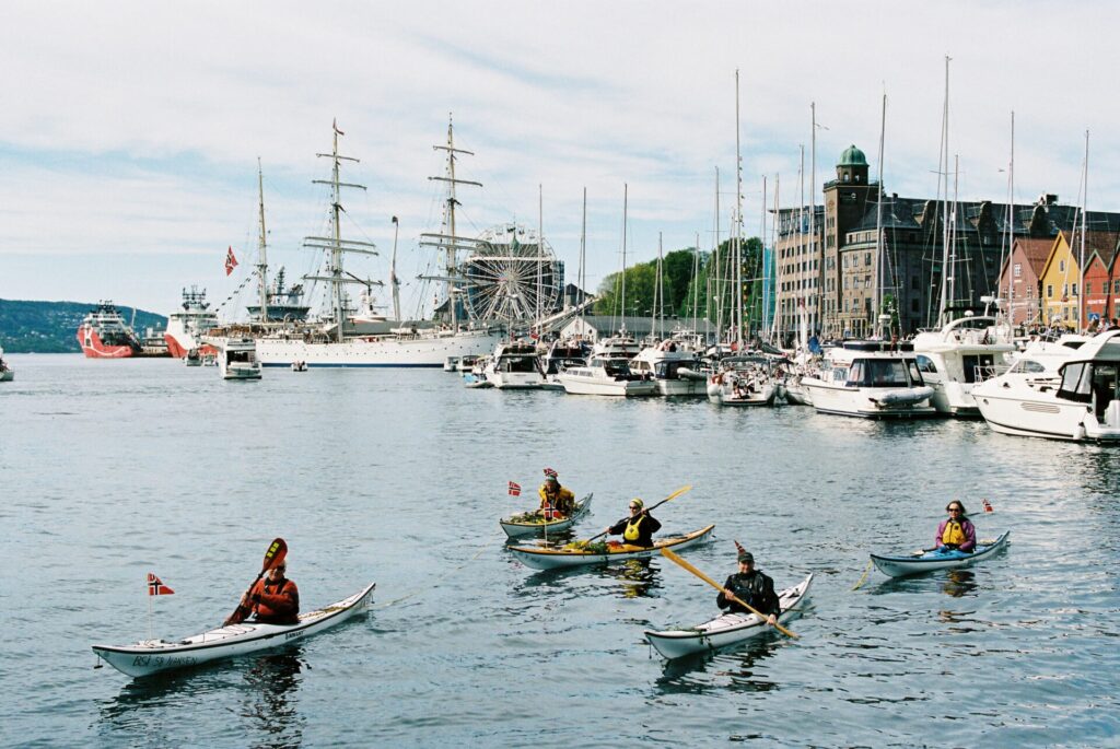 kayaks in scandinavia
