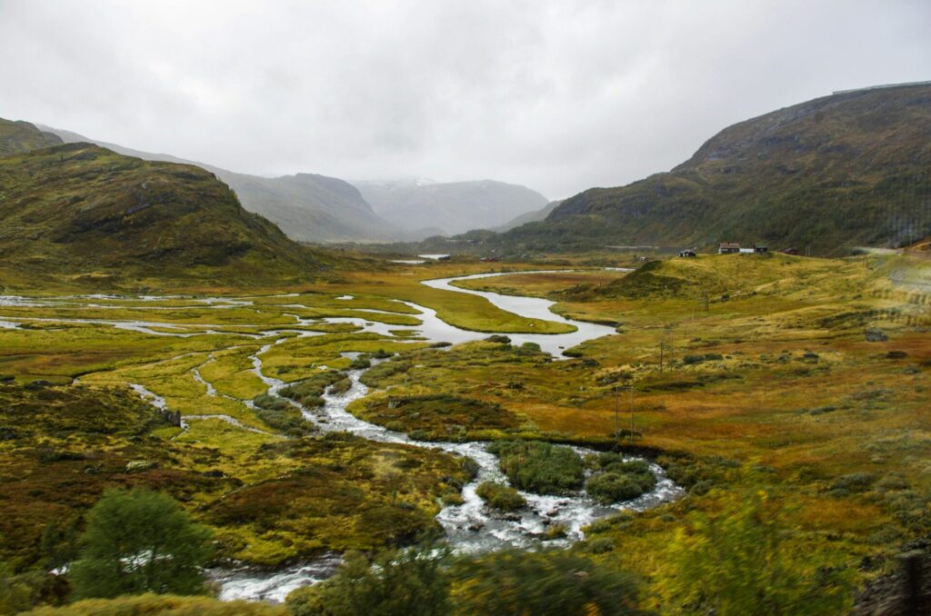 valley in autumn colours