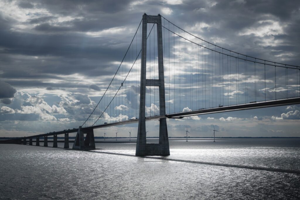 large bridge over the sea