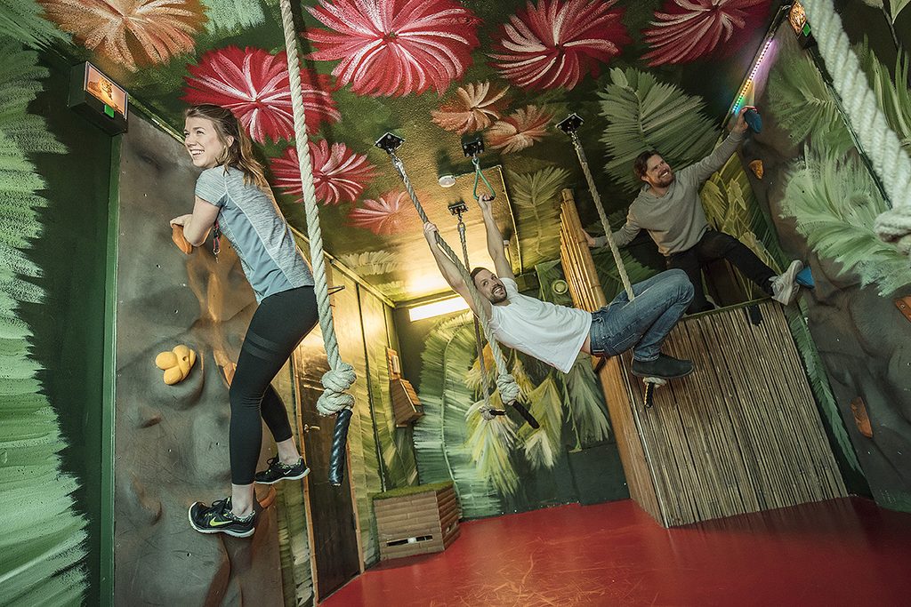adults in play park