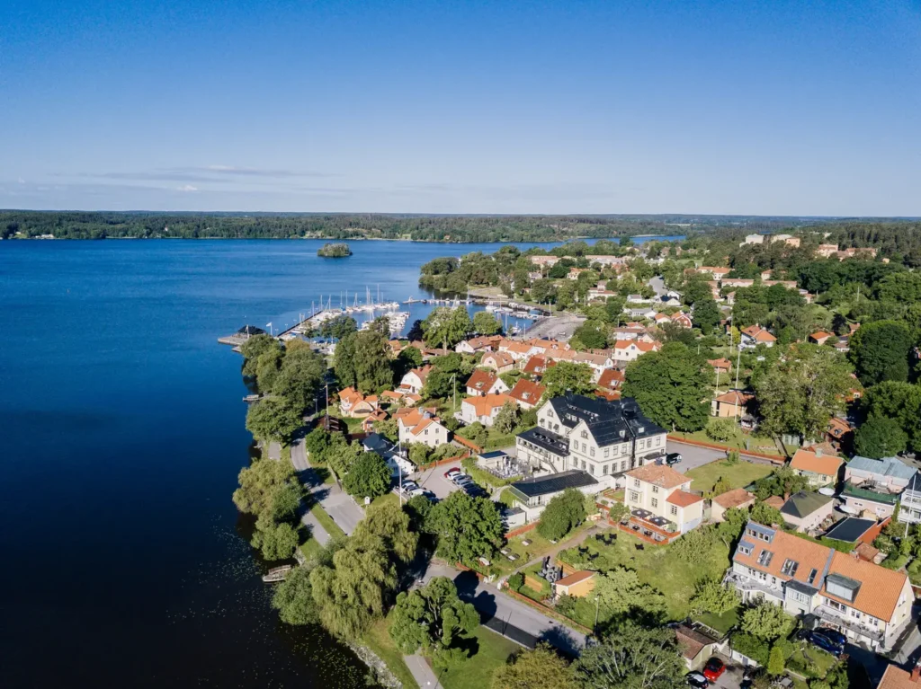 old town next to water and greenery